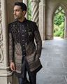 Men Embroidered Indo-Western Set
