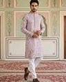 Men Embroidered Regular Fit Kurta & Pyjamas Set