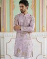 Men Embroidered Regular Fit Kurta & Pyjamas Set
