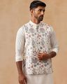 Men Embroidered Regular Fit Nehru Jacket