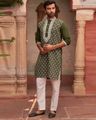 Men Embroidery Suit Set