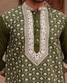 Men Embroidery Suit Set