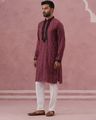 Men Ethnic Wear Embroidered Kurta Pyjama Set