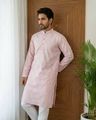 Men Floral Print Regular Fit Kurta & Pyjamas Set