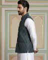 Men Printed Nehru Jacket