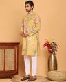 Men Printed Pure Cotton Straight Kurta Pyjama Set