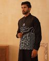 Men Sleeveless Mandarin Collar Nehru Jacket