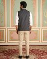 Men Striped Woven Nehru Jacket