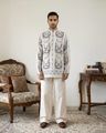 Paisley Print Regular Fit Kurta with Pants