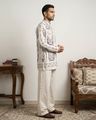 Paisley Print Regular Fit Kurta with Pants