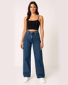 Women High-Rise Boyfriend Jeans