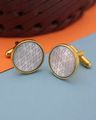 Geometric Pattern Cufflinks