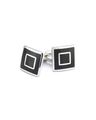 Geometric Pattern Square Shaped Cufflinks