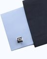 Geometric Pattern Square Shaped Cufflinks