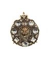 Men Pride Stone-Studded Brooch