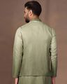 Men Ombre Embroidery Jacket