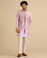 Men Regular Fit 3-Piece Kurta Pyjama Set with Nehru Jacket 