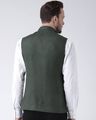 Herringbone Print Nehru Jacket