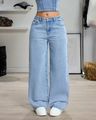 High Rise Straight Jeans