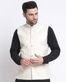 Men Embellished Nehru jacket with Insert Pockets