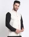 Men Embellished Nehru jacket with Insert Pockets