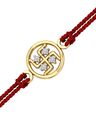 18KT Diamond Rakhi Pendant