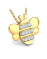 Bee Kids Yellow Gold Rakhi & Pendant