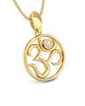 Om Yellow Gold Rakhi & Pendant
