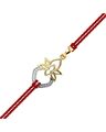 Yellow Gold Kalash Charm Gold Rakhi