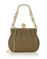 Women Clovis Dual Handle Frame Clutch