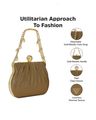 Women Clovis Dual Handle Frame Clutch
