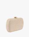 Women Embossed Clutch with Chain Strap
