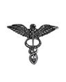 Men Caduceus Brooch Lapel Pin 