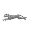 Rhodium-Plated Jaguar Brooch