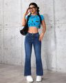 Women Mid-Rise Bootcut Jeans