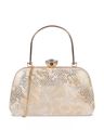 Women Clutch with Metal Accent 