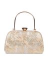 Women Clutch with Metal Accent 