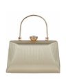 Women Metal Top Handle Clutch