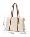Women Logo Embossed Tote Bag