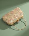 Embroidered Clutch with Chain Strap