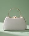 Women Embellished Clutch with Detachable Chain