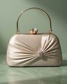 Women Embellished Clutch with Detachable Strap