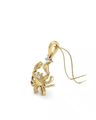 Cancer Zodiac Yellow Gold Diamond Pendant