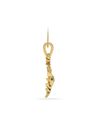 Cancer Zodiac Yellow Gold Diamond Pendant