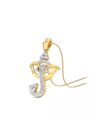 Ganesha-Eliora Yellow Gold Diamond Pendant