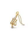 Libra Zodiac Yellow Gold Diamond Pendant