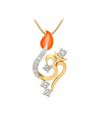 The Ciana Yellow Gold Diamond Pendant
