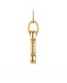 The Love Birds Yellow Gold Diamond Pendant
