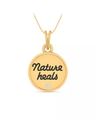 The Nature Yellow Gold Diamond Pendant