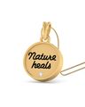 The Nature Yellow Gold Diamond Pendant